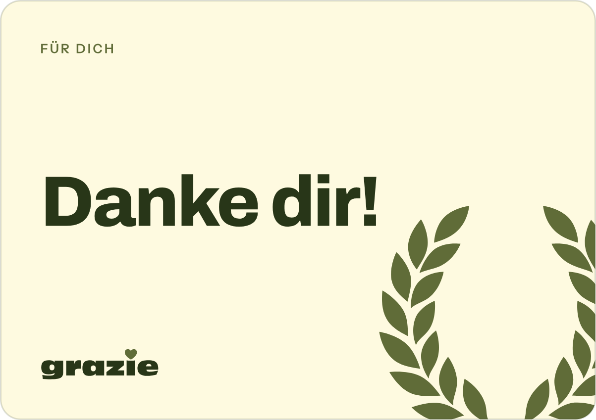 Dankeskarte Cornsilk: Danke dir!